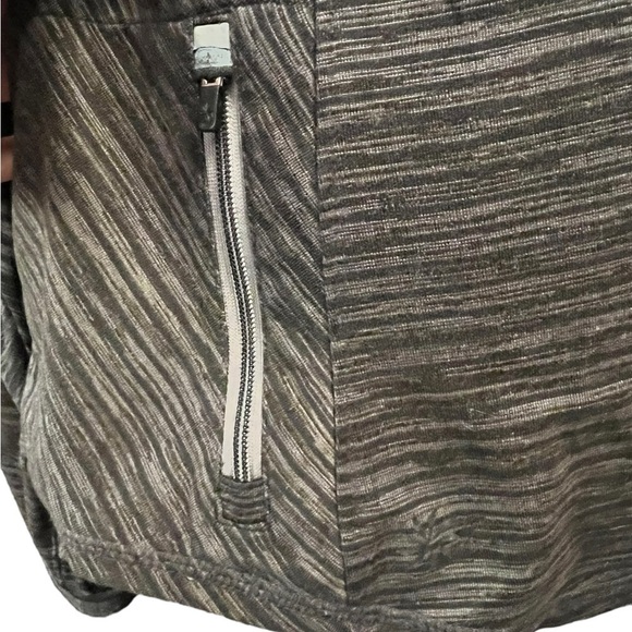 Athleta Mendoza Half Zip Pullover Space Dye Grey large - Picture 3 of 6